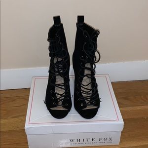 Whitefox boutique lace up heals